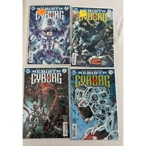DC Rebirth Cyborg #1 #2 #4 Lot Variants Included Comic Books Run Set